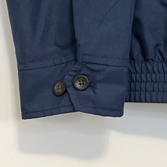 Chaps Casual Sporty Full Zip Bomber Style Lined Jacket - Navy Blue - Size M - Picture 7 of 8